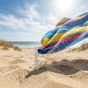 Attache serviette plage